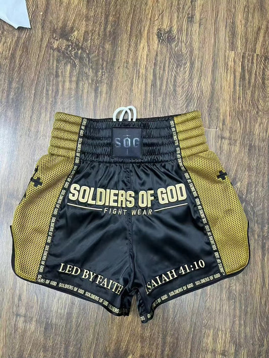 Soldiers Of God Shorts "OG" Muay Thai Shorts.